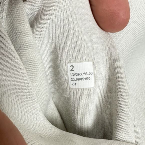 NWT Lululemon Brushed Softstreme Funnel-Neck Zip up in Bone Size 2 - Picture 5 of 11